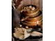Dřevěná servírovací miska z mangového dřeva Tours Handles - Ø 24*5 cm/ 1600ml Chic Antique