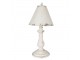 Bílá vintage stolní lampa Hillae - Ø 26*55 cm E27/max 1*60W Clayre & Eef
