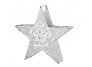 Zinková antik kovová dekorace ve tvaru hvězdy - 32*8*30cm