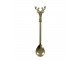 Bronzová antik kovová lžička s jelenem Deer - 14cm Chic Antique
