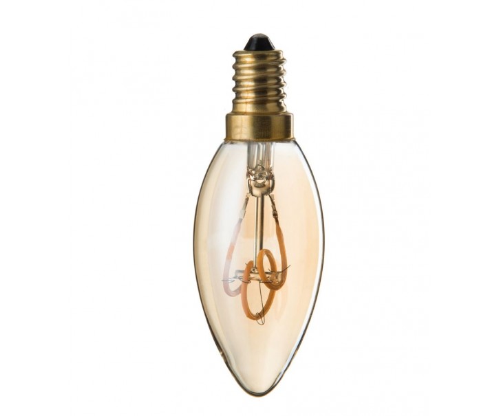 Jantarová designová žárovka Led Amber - 3,5*10 cm / E14 J-Line by Jolipa