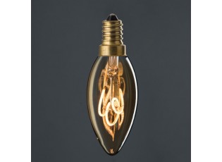 Jantarová designová žárovka Led Amber - 3,5*10 cm / E14