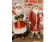 Dekorace Santa s LED světýlkem v lucerně - 21*18*45 cm / AG13 Clayre & Eef