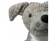 Šedá dveřní zarážka pes Dog - 25*21*26 cm Mars & More 