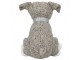 Šedá dveřní zarážka pes Dog - 25*21*26 cm Mars & More 