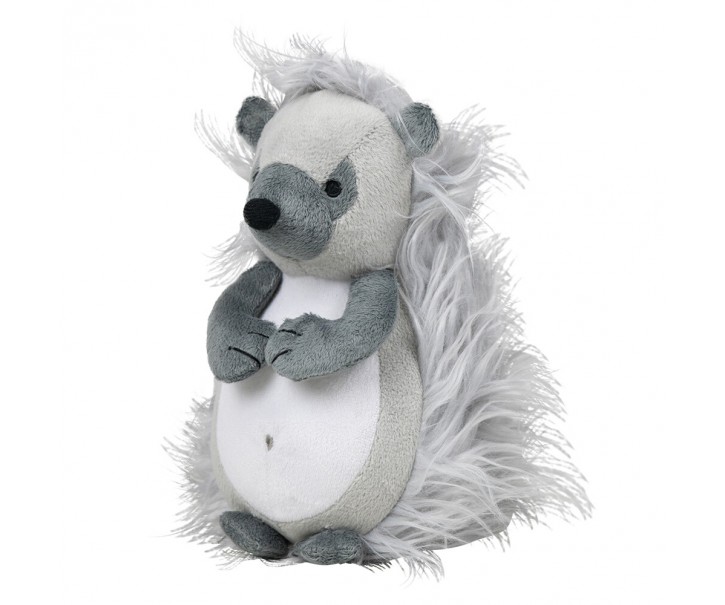 Šedá dveřní zarážka ježek Hedgehog - 15*14*21 cm Mars & More 