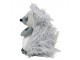 Šedá dveřní zarážka ježek Hedgehog - 15*14*21 cm Mars & More 