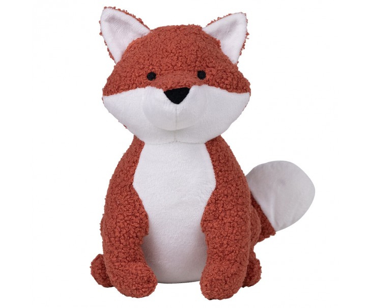 Rezavá dveřní zarážka liška Fox - 15*14*22 cm Mars & More 