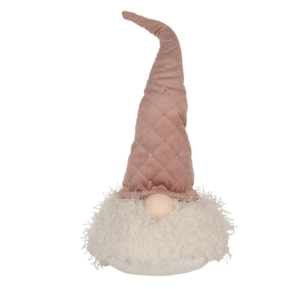 Dekorace socha skřítek Gnome se svítícím nosem - 20*20*44 cm/ 2*CR2032