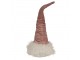 Dekorace socha skřítek Gnome se svítícím nosem - 20*20*44 cm/ 2*CR2032 Clayre & Eef