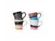 Set 4ks retro hrnek na kávu Espresso 70s Funky - 8* Ø 5,8*6,2cm / 80ml HKLIVING