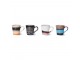 Set 4ks retro hrnek na kávu Espresso 70s Funky - 8* Ø 5,8*6,2cm / 80ml HKLIVING