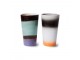 2ks barevný retro hrnek na latté 70s Boggie - Ø 7,5*13cm / 280ml HKLIVING