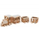 Vánoční perníkový vláček Gingerbread Train - 45*8*13cm J-Line by Jolipa