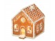 Vánoční perníková chaloupka s Led světýlky Gingerbread House - 18*15*17cm J-Line by Jolipa