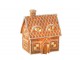 Vánoční perníková chaloupka s Led světýlky Gingerbread House - 18*14*22cm J-Line by Jolipa