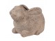 Béžový antik dokorační květináč králík Rabbi - 17*12*12 cm Clayre & Eef