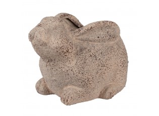 Béžový antik dokorační květináč králík Rabbi - 17*12*12 cm