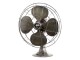 Mosazný dekorativní retro ventilátor na podstavci Factory - 31*21*37cm Chic Antique