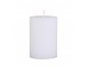 Bílá široká svíčka Rustic pillar white - Ø 7*10cm/ 40h Chic Antique