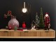 Set 2ks dekorace Santa ve svítícím led stromku - 16*10*21 cm J-Line by Jolipa