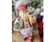 Vánoční dekorace Santa cukrář s perníkovou chaloupkou - 16*8*28 cm Clayre & Eef