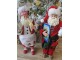 Vánoční dekorace Santa cukrář s perníkovou chaloupkou - 16*8*28 cm Clayre & Eef
