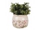 Keramický obal na květináč s lučními květy Flowers of Love M - Ø 16*13 cm Clayre & Eef