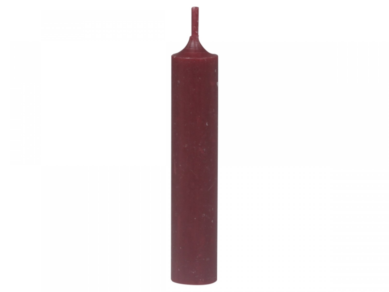 Červená úzká krátká svíčka Short dinner red - Ø 2 *11cm / 4.5h Chic Antique Červená úzká krátká svíčka Short dinner red - Ø 2 *11cm / 4.5h Chic Antique