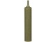 Zelená olivová úzká krátká svíčka Short dinner olive - Ø 2 *11cm / 4.5h Chic Antique