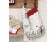 Vánoční punčocha s jelenem Holly Christmas - 30*40 cm Clayre & Eef