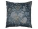 Zelený ručně vyrobený polštář s květy v koruně Crown - 45*45*10cm Mars & More 