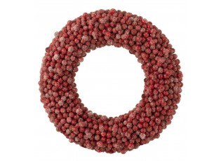 Dekorativní věnec z červených bobulí Berries L - 45*6*45cm