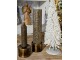 Mosazný antik kovový svícen Debra - Ø 6*5 cm daan kromhout