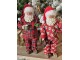 Vánoční dekorace Santa v pyžamu - 14*10*28 cm Clayre & Eef