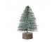 Malý zelený třpytivý vánoční stromeček Tree glitter - Ø 9*15 cm J-Line by Jolipa