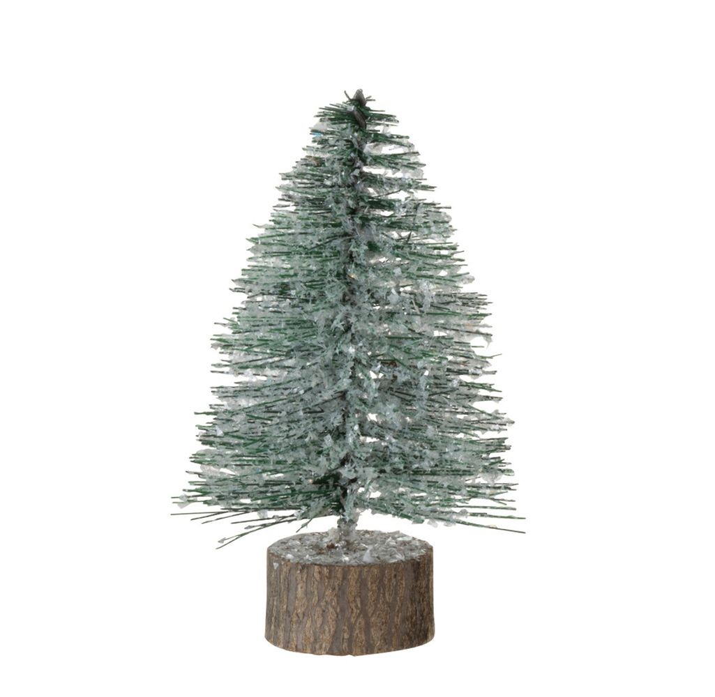Malý zelený třpytivý vánoční stromeček Tree glitter - Ø 9*15 cm