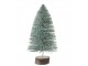 Dekorace zelený třpytivý vánoční stromeček Tree glitter - Ø 15*30 cm J-Line by Jolipa