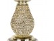 Zlatý skleněný svícen s kamínky Rhinestone gold M - 16 cm Mars & More 