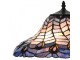 Modrá stolní lampa Tiffany Bleu Gérald - Ø 40*60cm Clayre & Eef