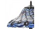 Modrá stolní lampa Tiffany Bleu Gérald - Ø 40*60cm Clayre & Eef
