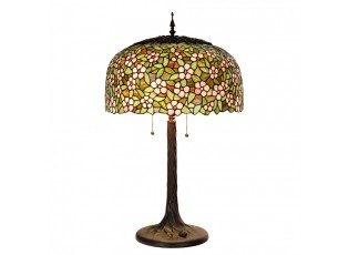 Barevná stolní lampa Tiffany Flower Garden - Ø 46*72cm