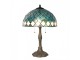 Modrá stolní lampa Tiffany Blue Ocean - Ø 40*61cm Clayre & Eef