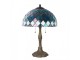 Modrá stolní lampa Tiffany Blue Ocean - Ø 40*61cm Clayre & Eef