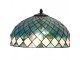 Modrá stolní lampa Tiffany Blue Ocean - Ø 40*61cm Clayre & Eef