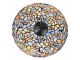 Modrá stolní lampa Tiffany Butterflies - Ø 40*60 cm Clayre & Eef