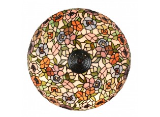 Barevná stolní lampa Tiffany Flower Color Garden - Ø 46*72cm
