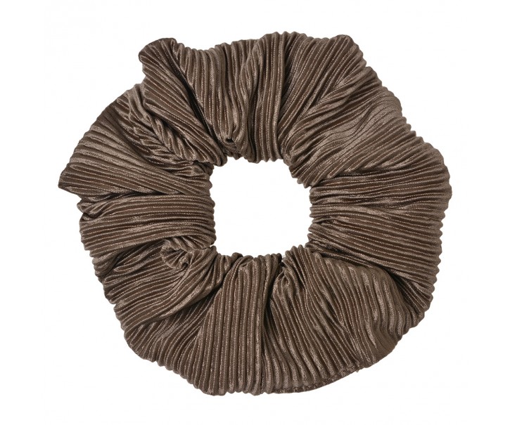 Tmavě hnědá gumička do vlasů Clayre & Eef