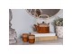 Hnědobílá porcelánová konvička na čaj - 14*12*12 cm / 0,75L Clayre & Eef
