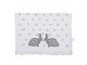 Bílý froté kuchyňský ručník s králíčky a srdíčky Bunnies in Love I - 40*66 cm Clayre & Eef